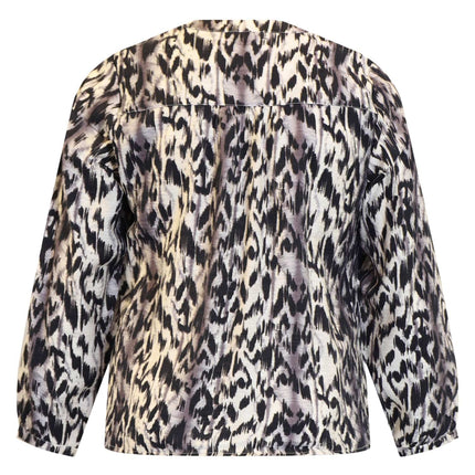 plus size Ciso bluse mønstret i store storrelser