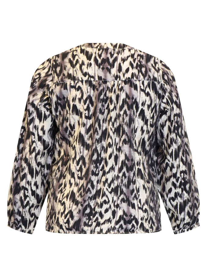 plus size Ciso bluse mønstret i store storrelser