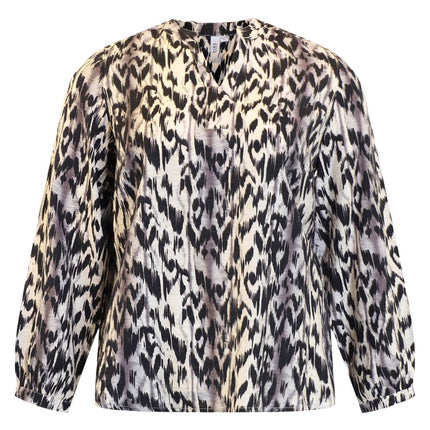plus size Ciso bluse mønstret i store storrelser