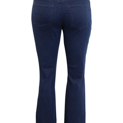 plus size Ciso Selma jeans bootcut blå i store storrelser