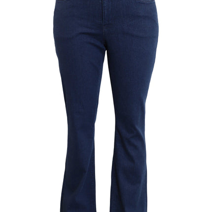 plus size Ciso Selma jeans bootcut blå i store storrelser