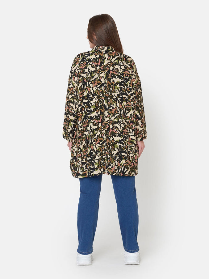 plus size Ciso skjorte print i store storrelser