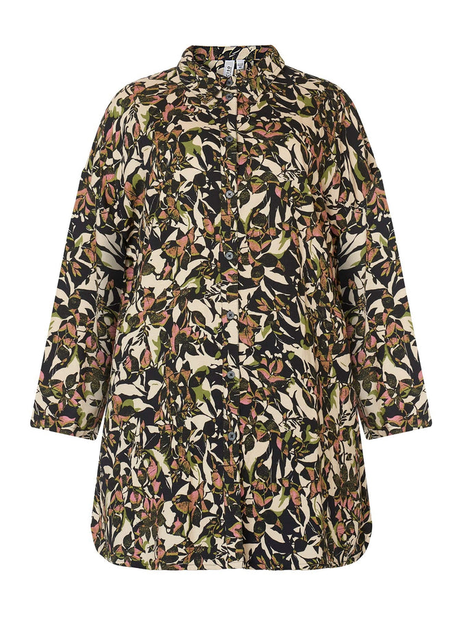 plus size Ciso skjorte print i store storrelser