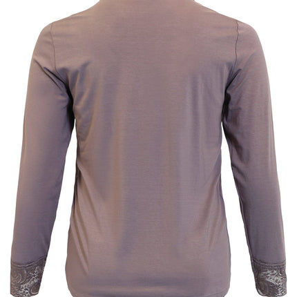 plus size Ciso topp med blonde Brun i store storrelser