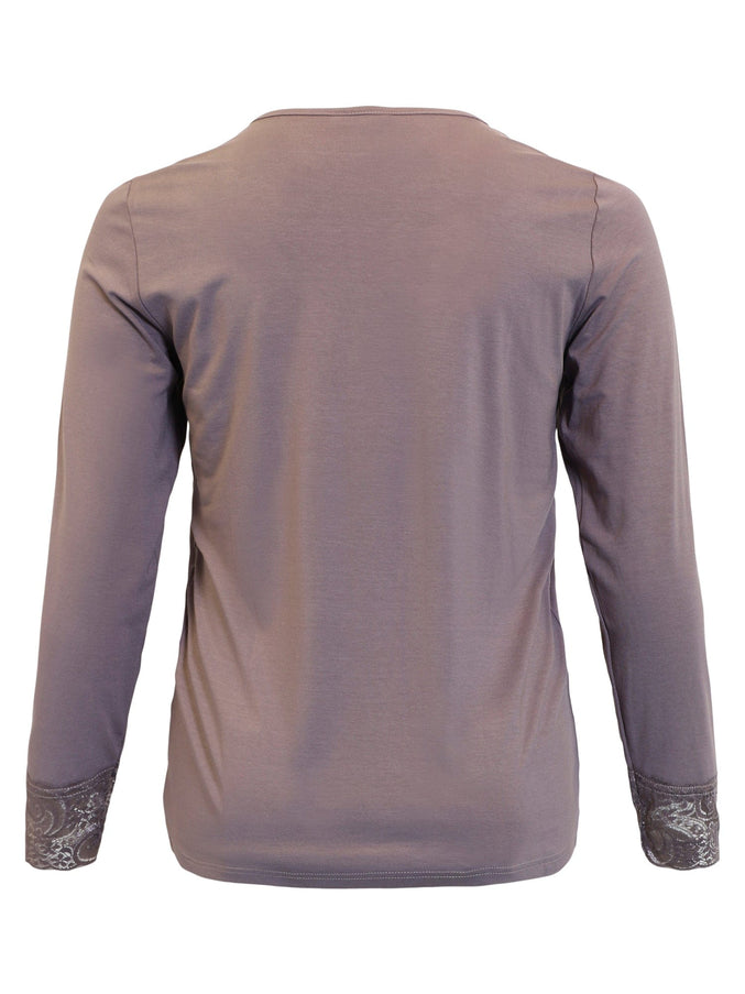 plus size Ciso topp med blonde Brun i store storrelser