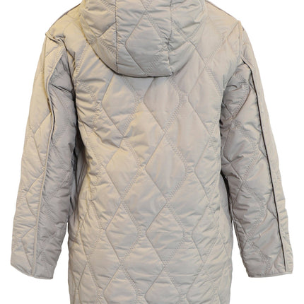 plus size Ciso ytterjakke lys sand i store storrelser