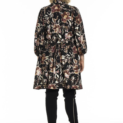 plus size Gozzip Agnete Tunika mønstret i store storrelser