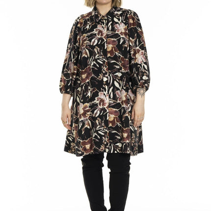 plus size Gozzip Agnete Tunika mønstret i store storrelser