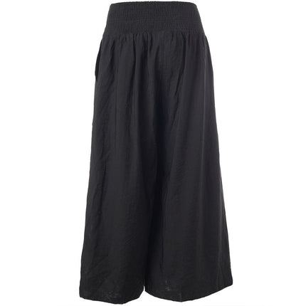 plus size Gozzip Ruby vide bukser Sort i store storrelser