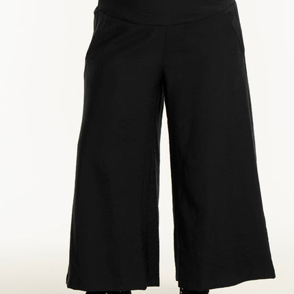 plus size Gozzip Ruby vide bukser Sort i store storrelser