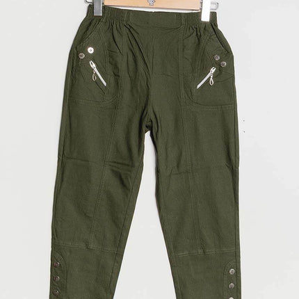 plus size JST capri Army i store storrelser