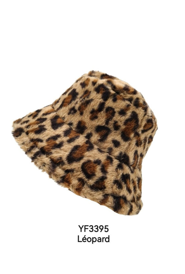 plus size M & P bøttehatt leopard i store storrelser YF3395-5-leopard