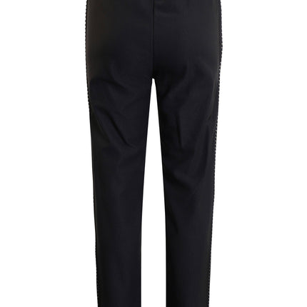 plus size Signature bukser med nagler Sort i store storrelser