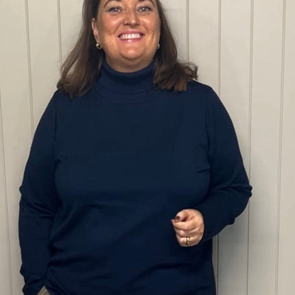 plus size Signature pologenser Marine i store storrelser