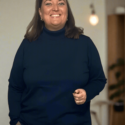 plus size Signature pologenser Marine i store storrelser