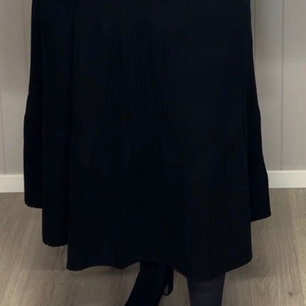plus size Signature strikkeskjørt Sort i store storrelser
