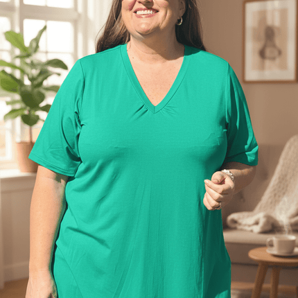 plus size Studio Lykke T-shirt grønn  INGEN RETURRETT i store storrelser