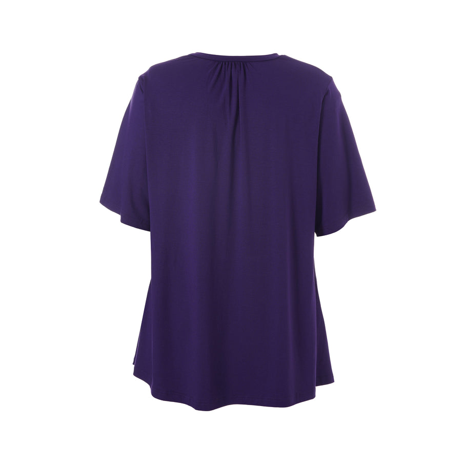 plus size Studio Lykke T-shirt lilla i store storrelser