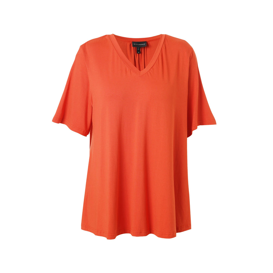 plus size Studio Lykke T-shirt Oransje i store storrelser