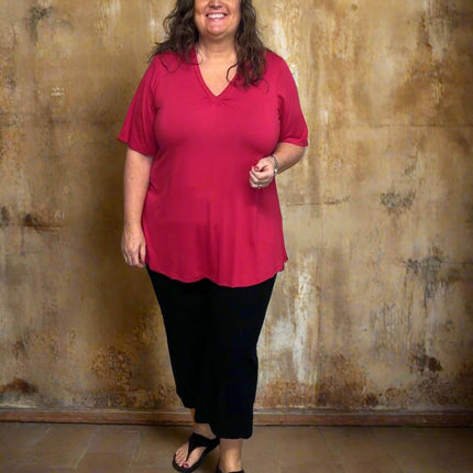 plus size Studio Lykke T-shirt Rosa i store storrelser