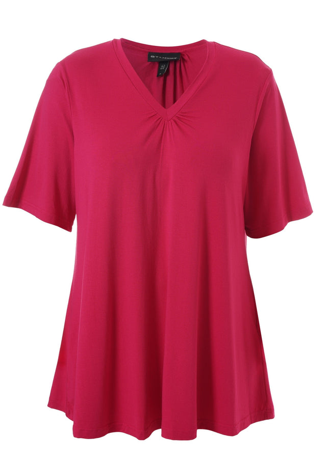 plus size Studio Lykke T-shirt Rosa i store storrelser