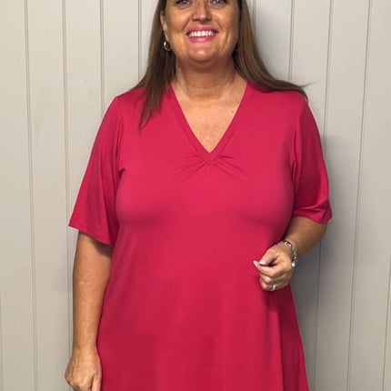 plus size Studio Lykke T-shirt Rosa i store storrelser