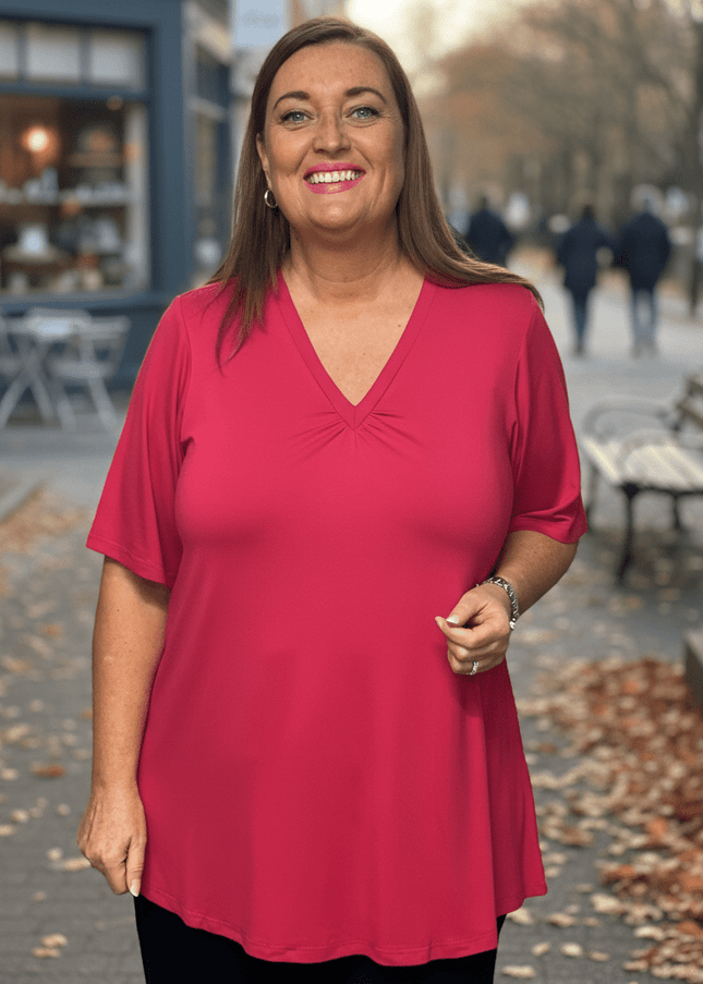 plus size Studio Lykke T-shirt Rosa  INGEN RETURRETT i store storrelser