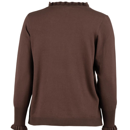 plus size Studio Naila genser Brun i store storrelser