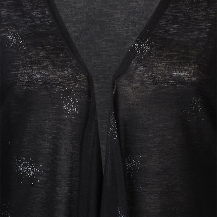 plus size Zhenzi Agar Cardigan Sort i store storrelser