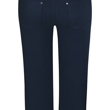 plus size Zhenzi Salsa bukser marine i store storrelser