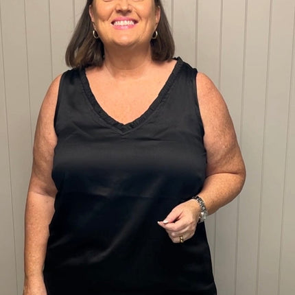 plus size Zhenzi Wern singlet Sort i store storrelser